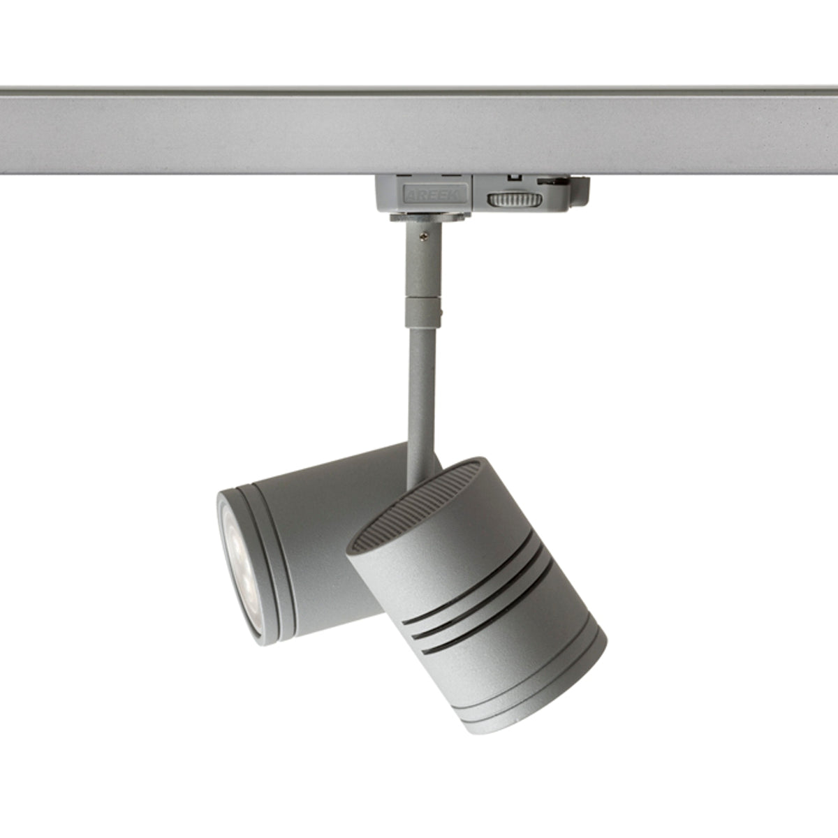 RENDL 3-circuit track system BEEBA II for 3-circuit tracks silver grey  230V LED GU10 2x8W R12312 4