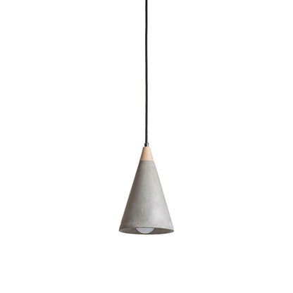 RENDL pendant lamp HEIDI pendant  concrete/wood 230V LED E27 11W R12380 5