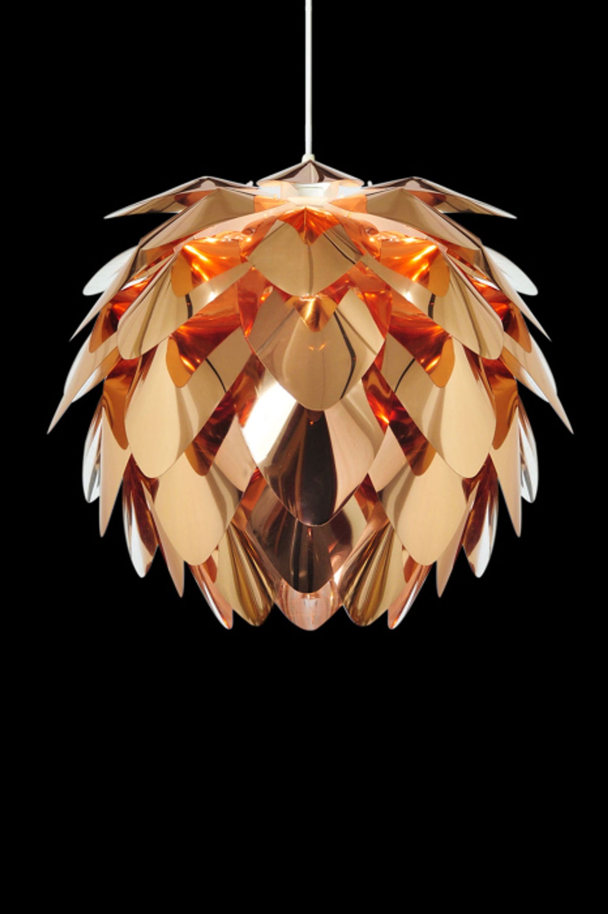 RENDL pendant lamp ENCOMBRE pendant  copper foil 230V LED E27 15W R12383 3