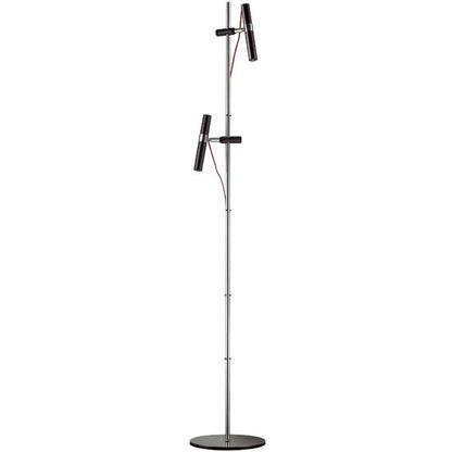 RENDL floor lamp VIPER FL  black chrome 230V LED 2x3W 60°  3000K R12463 1