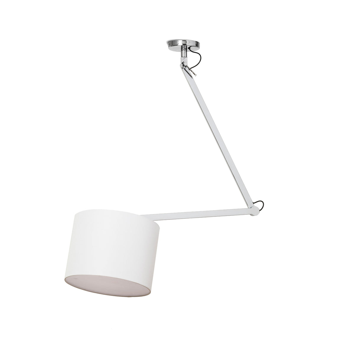 RENDL pendant lamp MADISON C ceiling white chrome 230V LED E27 15W R12479 4