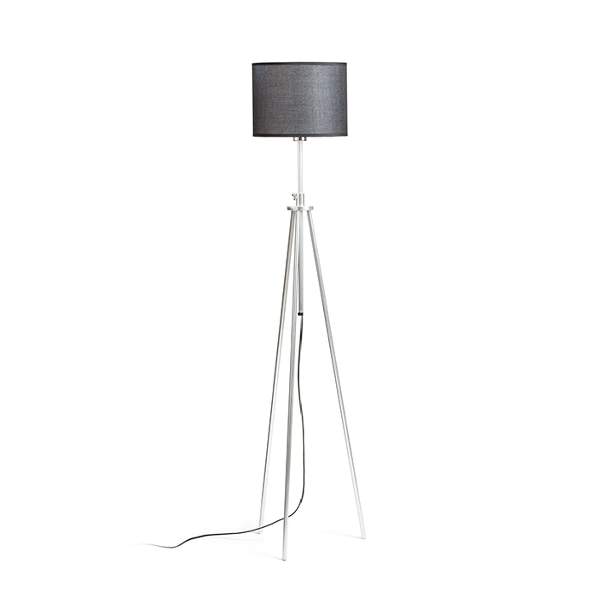 RENDL floor lamp GARDETTE floor black aluminum 230V LED E27 15W R12489 5