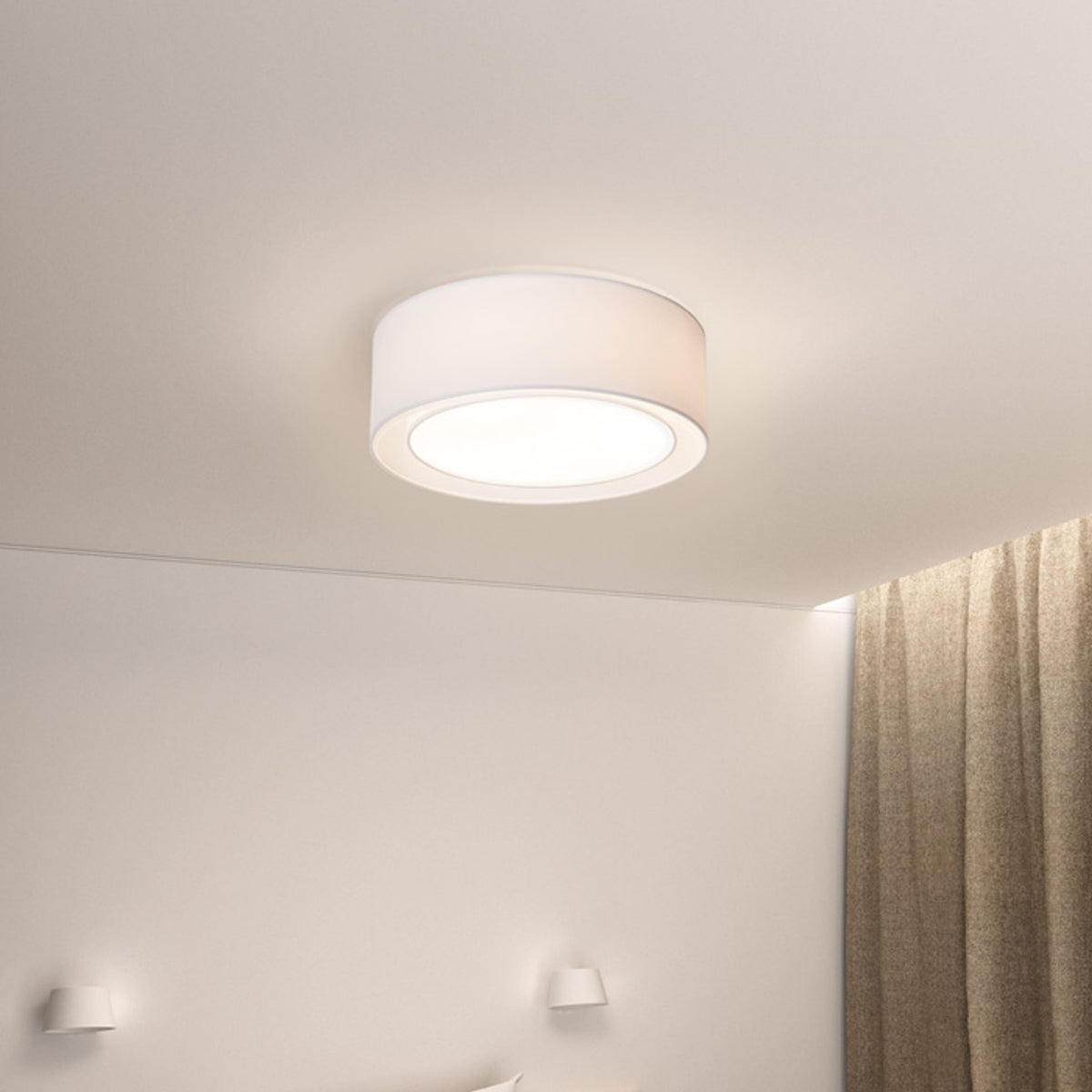 RENDL surface mounted lamp OTIS 50 ceiling white/white  230V LED E27 3x15W r12490 5