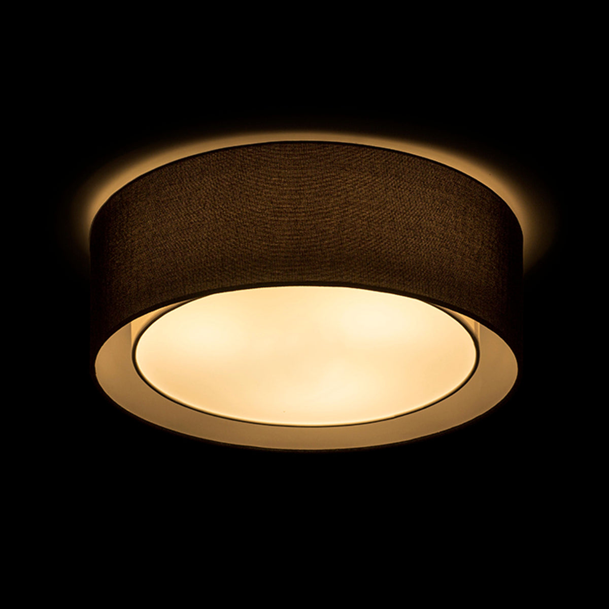 RENDL surface mounted lamp OTIS 50 ceiling black/white  230V LED E27 3x15W R12491 3