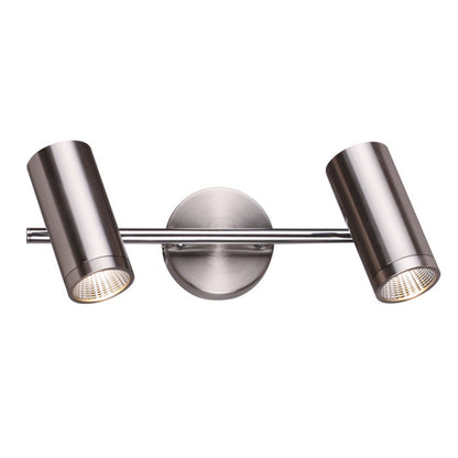 RENDL Outlet BOGARD II wall  matt nickel 230V LED 2x5W 40°  3000K R12504 1
