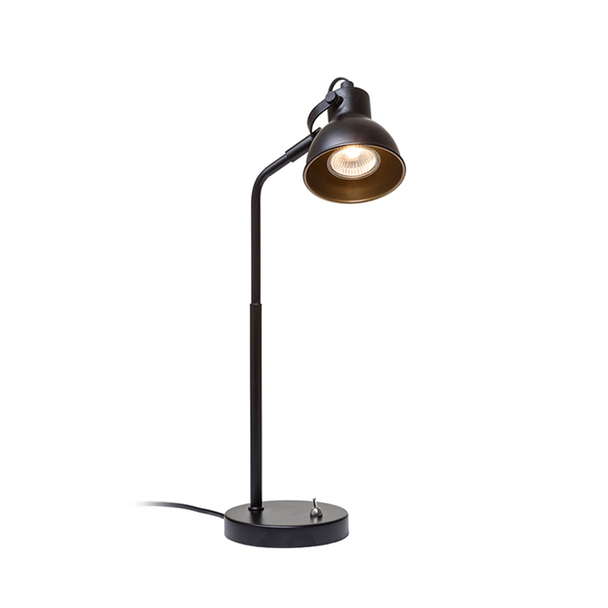 RENDL table lamp ROSITA table black/gold 230V LED GU10 9W R12512 1