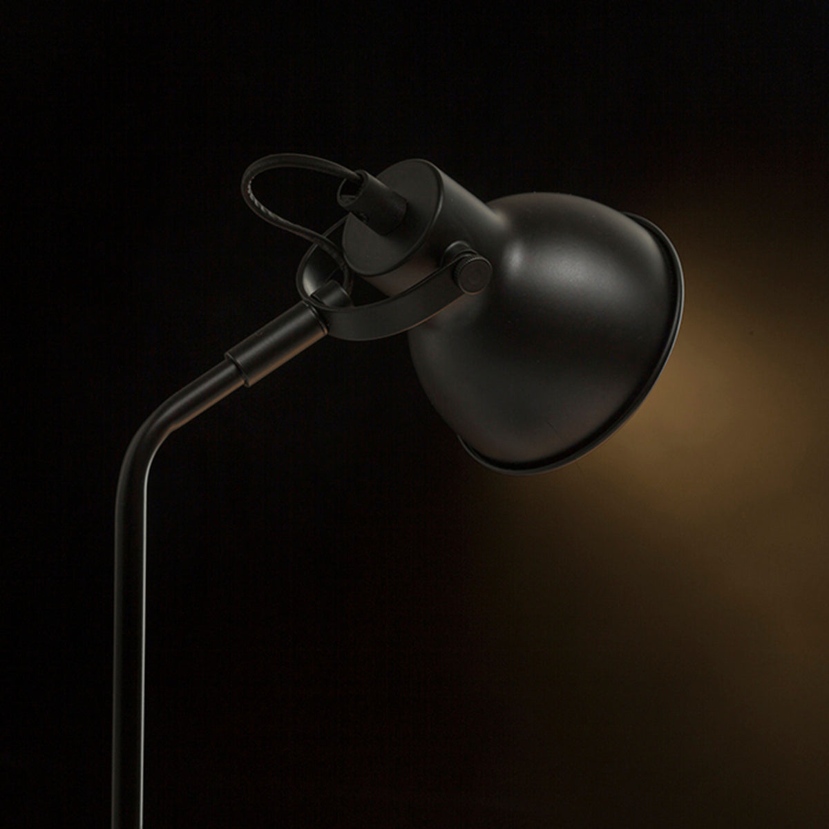 RENDL table lamp ROSITA table black/gold 230V LED GU10 9W R12512 2