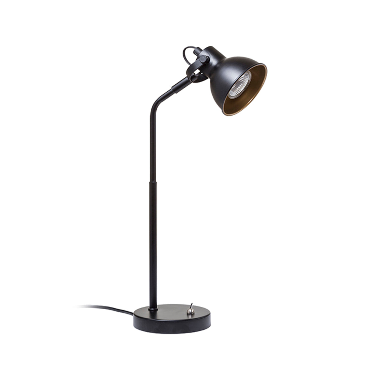 RENDL table lamp ROSITA table black/gold 230V LED GU10 9W R12512 3