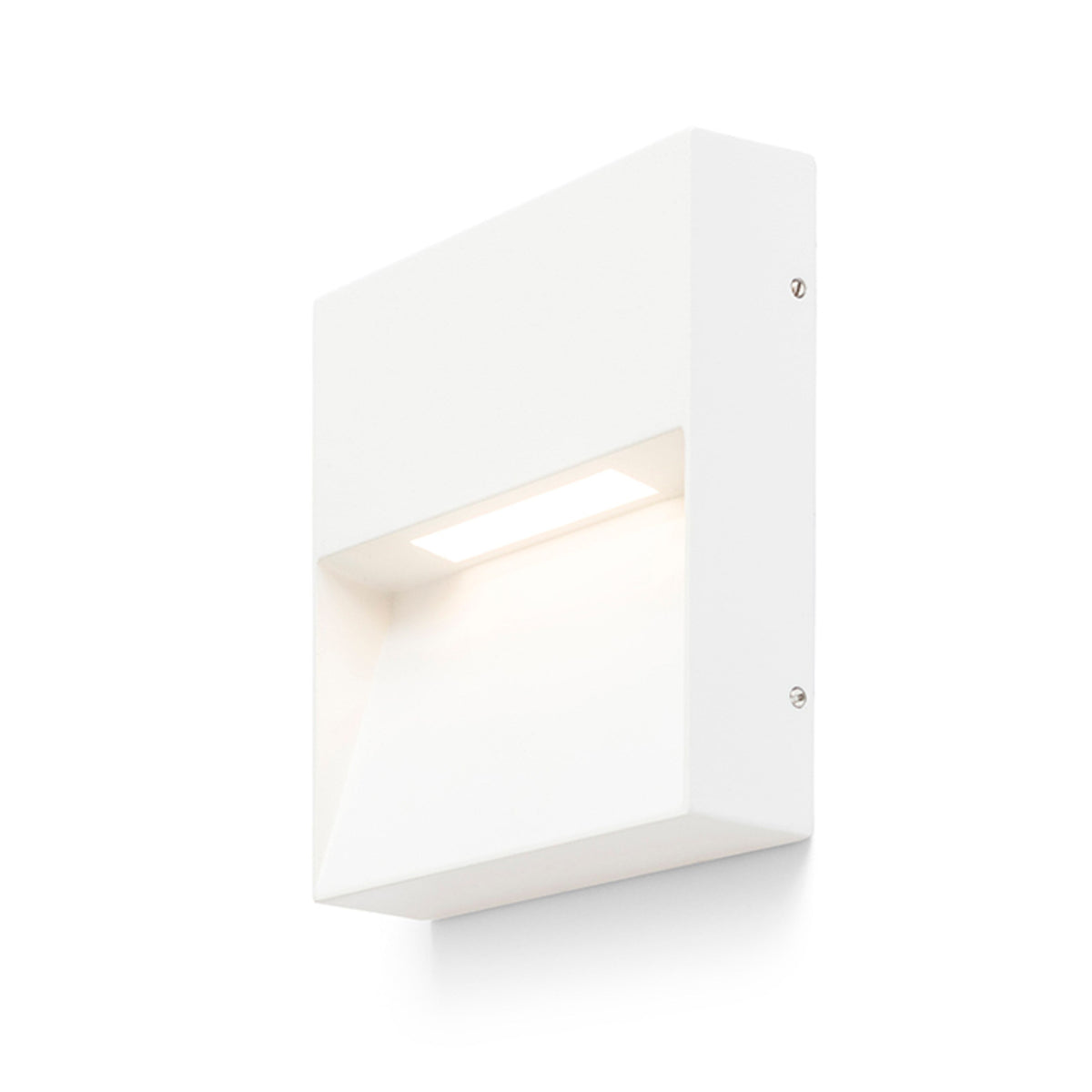 RENDL outdoor lamp AQILA SQ wall white  230V LED 6W IP54  3000K R12542 6