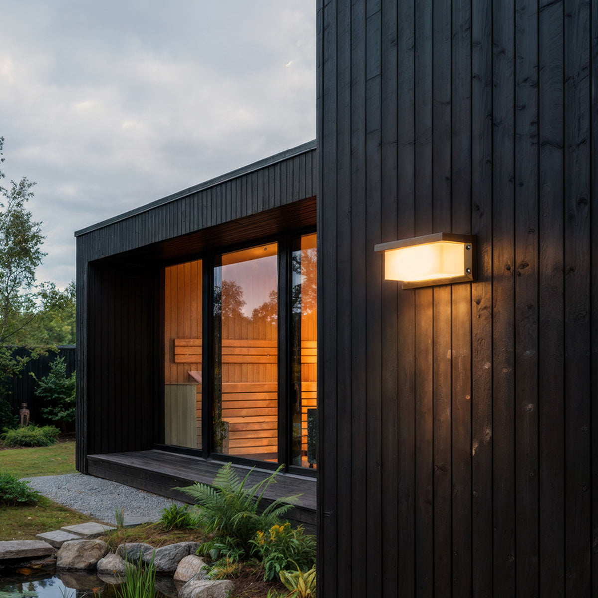 RENDL outdoor lamp HIDE RC wall anthracite grey  230V LED E27 15W IP54 R12561 2