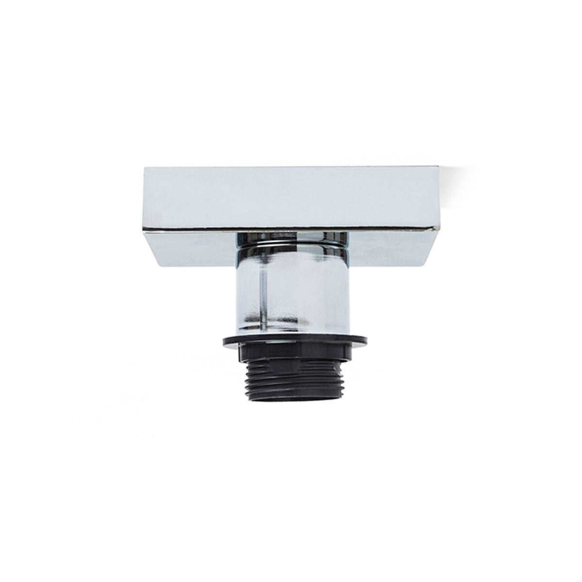 RENDL shades, shade bases, pendent sets SOLO SQ ceiling base  chrome 230V LED E27 15W R12584 2