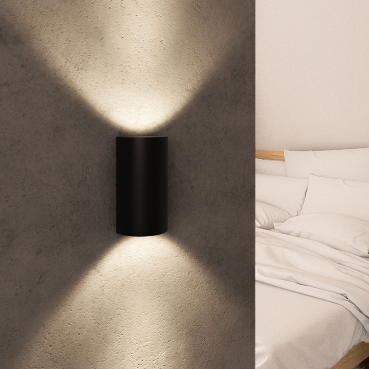 RENDL wall lamp DAFFY wall black 230V LED 6W 3000K R12593 5