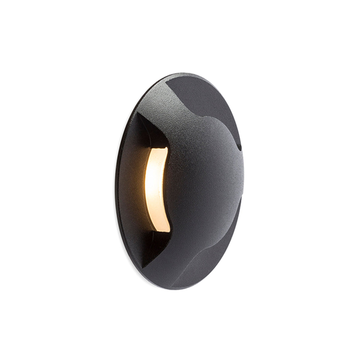 RENDL outdoor lamp KICK III recessed black 230V LED 3W IP54 3000K R12621 1