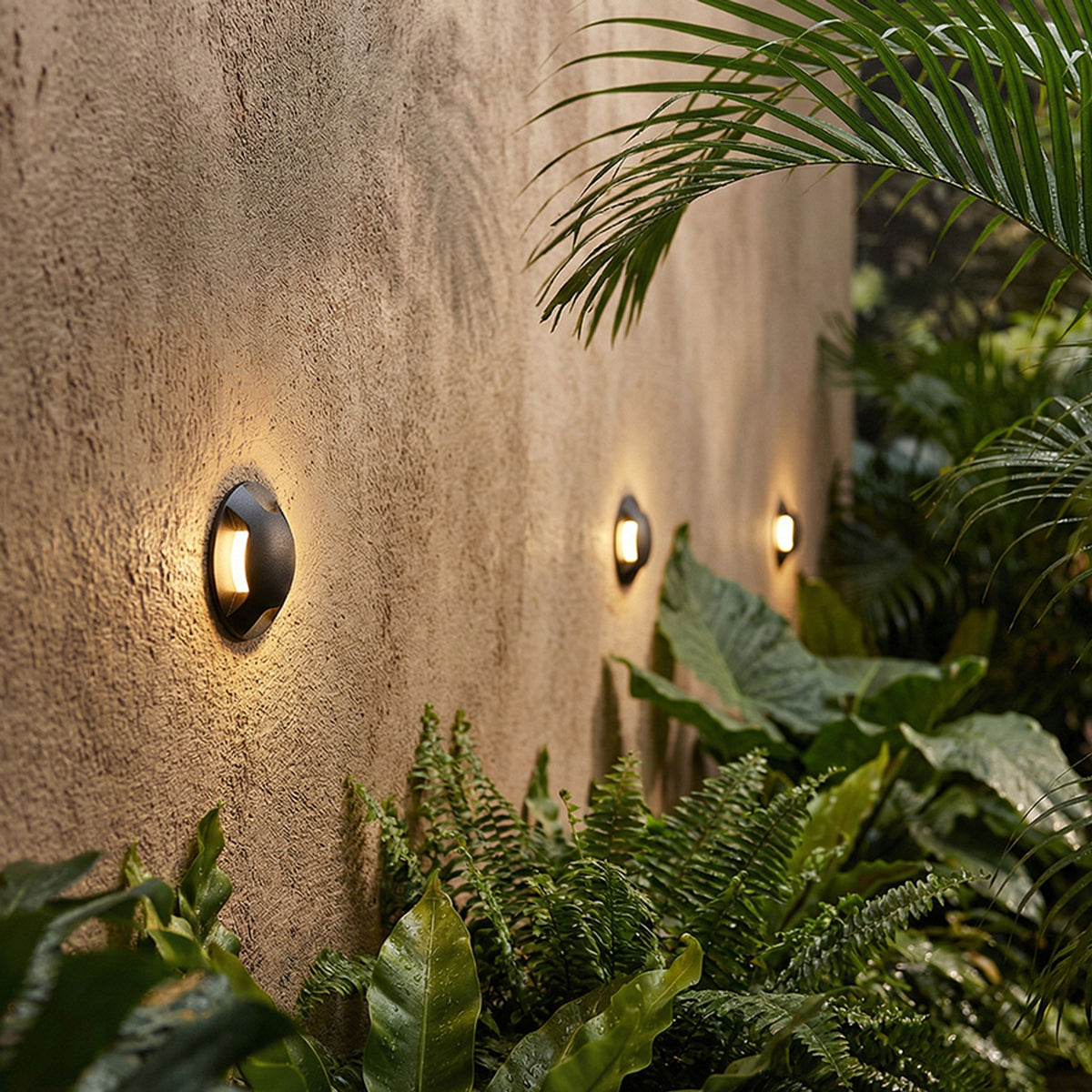 RENDL outdoor lamp KICK III recessed black 230V LED 3W IP54 3000K R12621 6
