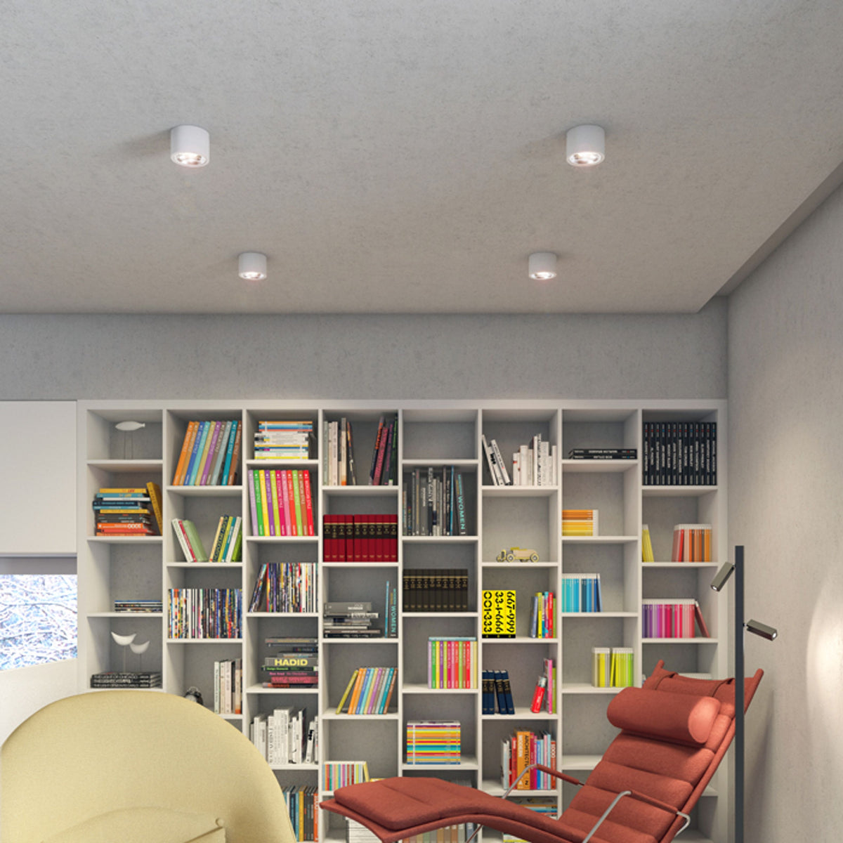 RENDL surface mounted lamp KELLY LED DIMM ceiling white 230V LED 15W 45° 3000K R12633 4