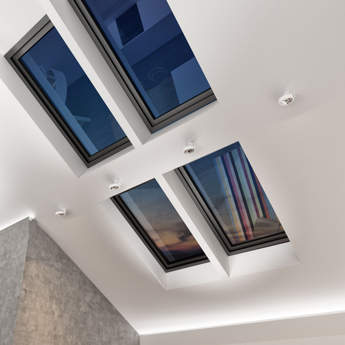RENDL spotlight KELLY LED DIMM semi-recessed white 230V LED 12W 24° 3000K R12637 6