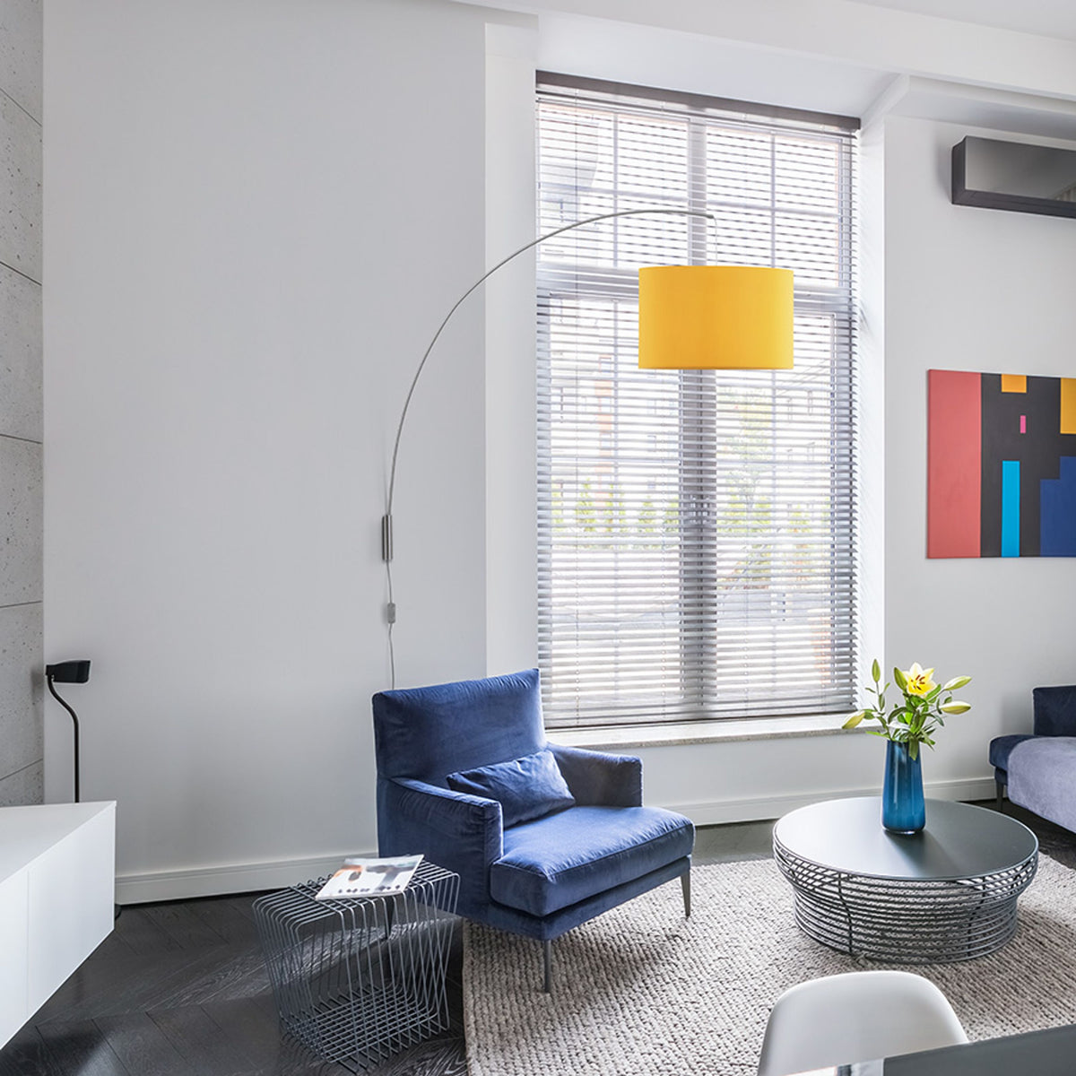 RENDL shades, shade bases, pendent sets BEND arched wall-mounted base  matt nickel 230V LED E27 15W R12654 3