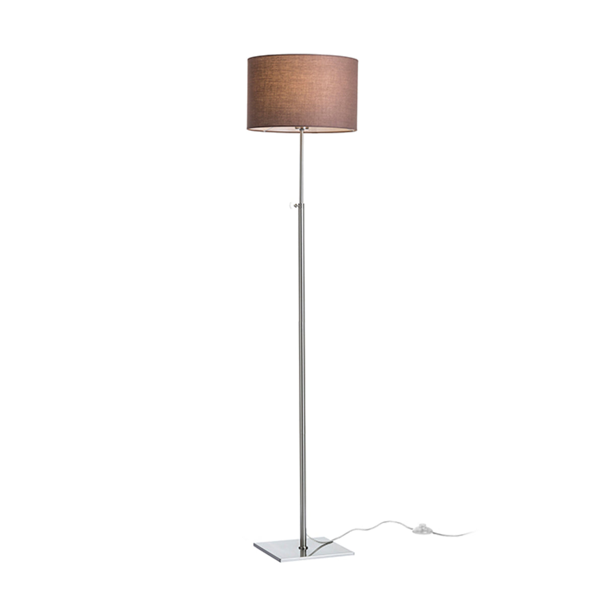 RENDL floor lamp EDIKA floor brown matt nickel 230V LED E27 15W R12666 3