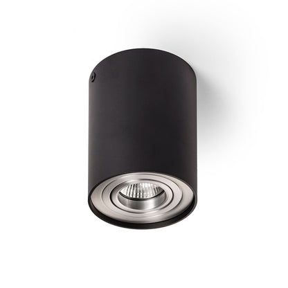 RENDL Outlet MILANO I ceiling matt black brushed aluminum 230V GU10 35W R12681 2