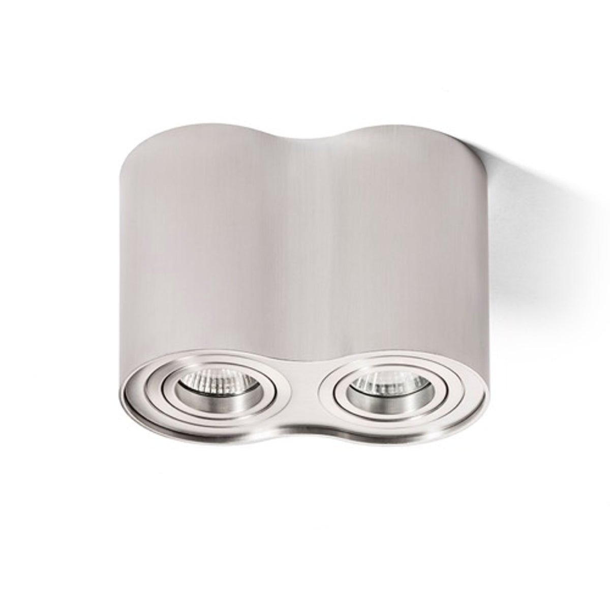 RENDL Outlet MILANO II ceiling  brushed aluminum 230V GU10 2x35W R12684 1