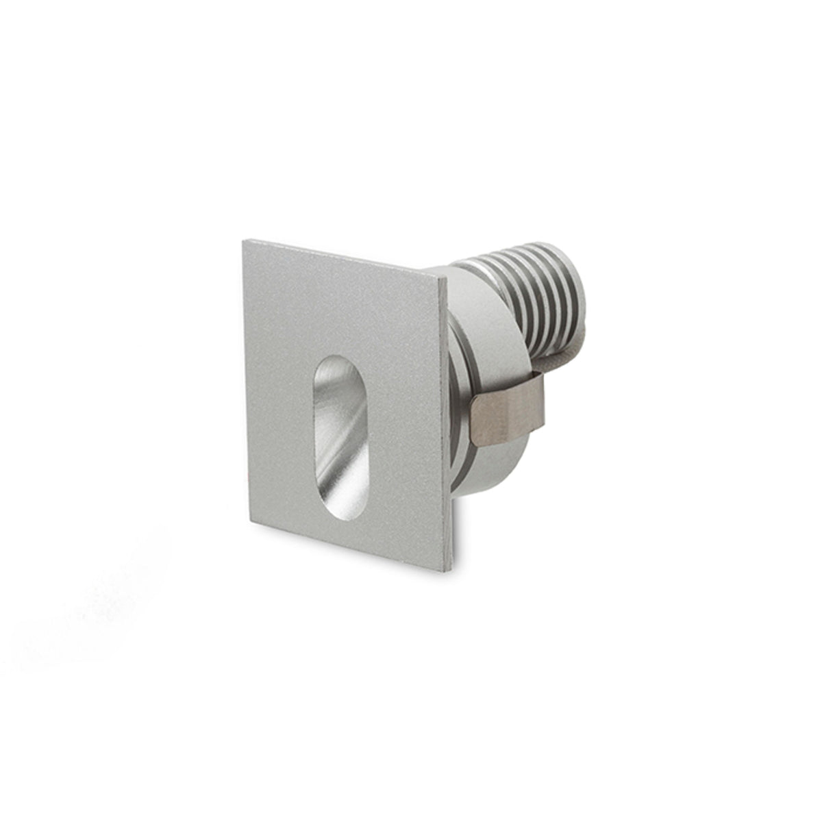 RENDL recessed light MEMPHIS SQ wall recessed silver grey 230V LED 3W 60° 3000K R12688 5