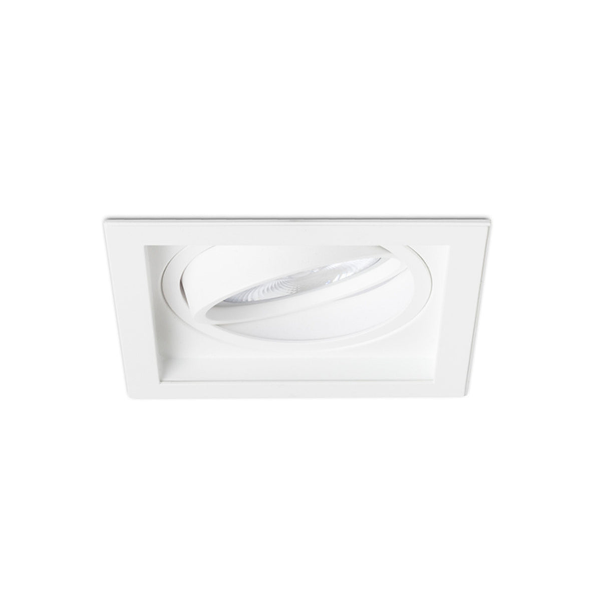 RENDL recessed light GRANADA SQ  white  230V LED G53 15W R12707 7