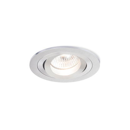 RENDL recessed light PASADENA GU10 R recessed  brushed aluminum 230V LED GU10 7W R12708 1