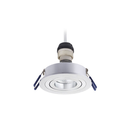 RENDL recessed light PASADENA GU10 R recessed  brushed aluminum 230V LED GU10 7W R12708 2