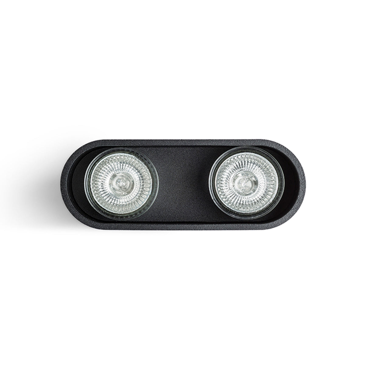 RENDL surface mounted lamp MANTOVA II ceiling matte black  230V LED GU10 2x7W R12734 6