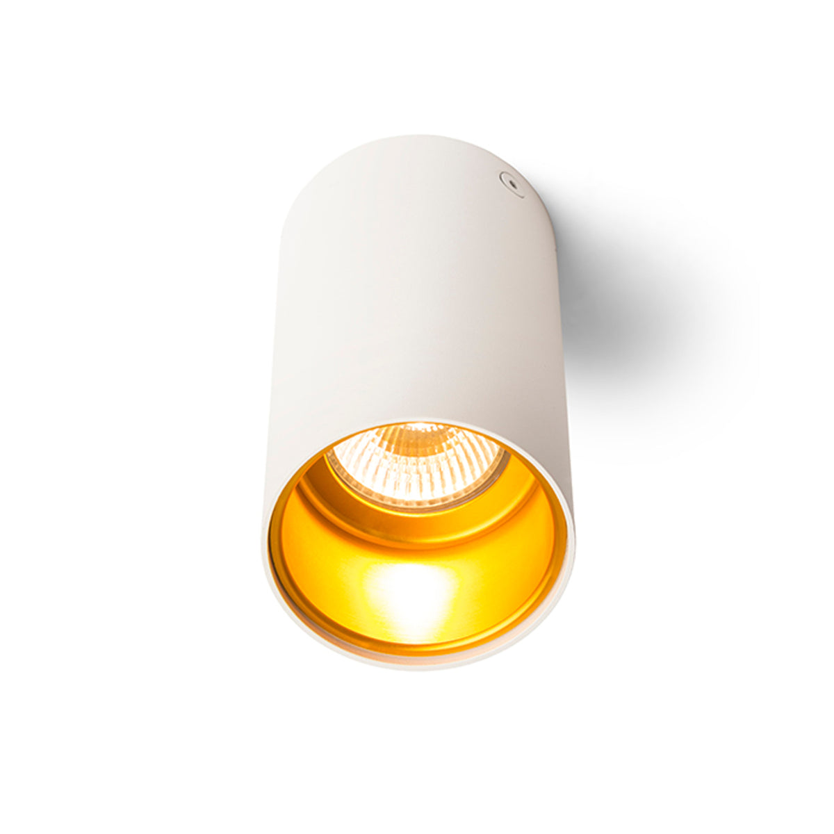 RENDL surface mounted lamp TUBA ceiling matte white/gold  230V LED GU10 7W R12745 2