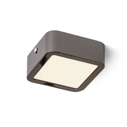 RENDL surface mounted lamp HUE SQ 9 ceiling  black chrome 230V LED 6W  3000K R12806 1