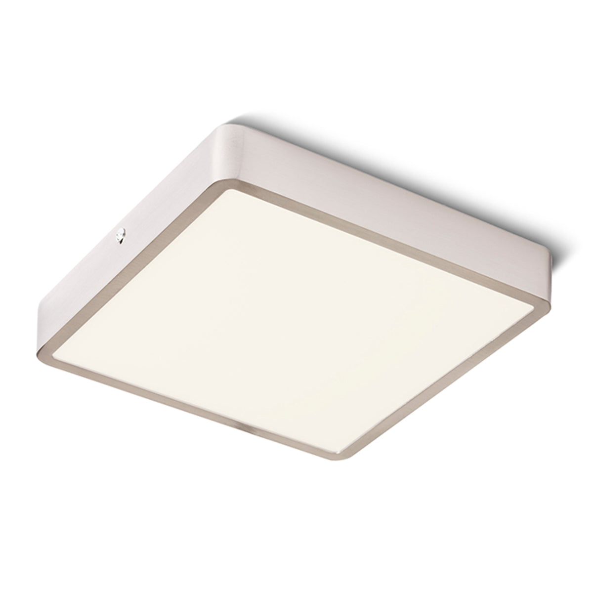 RENDL surface mounted lamp HUE SQ 22 ceiling  matt nickel 230V LED 24W  3000K R12818 1