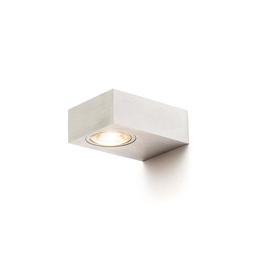 RENDL outdoor lamp KORSO II wall  brushed aluminum 230V LED 2x3W 120° IP54  3000K R12831 1