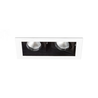 RENDL recessed light BONDY II recessed white 230V LED 2x7W 24° 3000K R12857 4