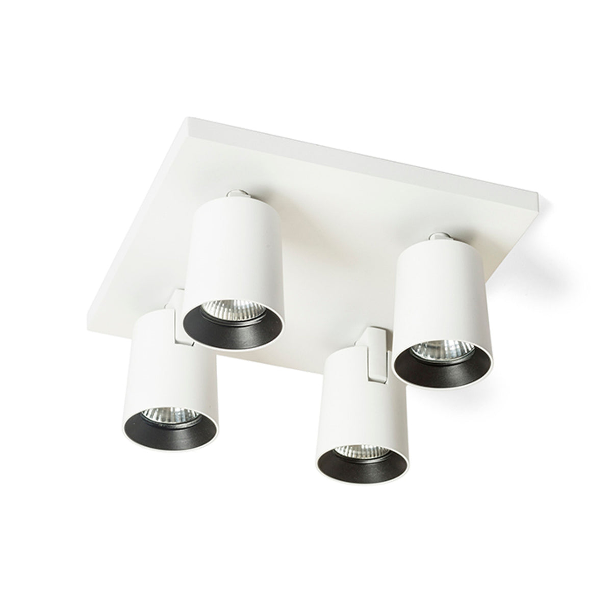 RENDL spotlight KENNY IV ceiling white/black  230V LED GU10 4x8W R12921 6