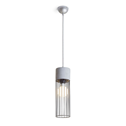 RENDL pendant lamp BURTON pendant  concrete 230V LED E27 11W R12931 11