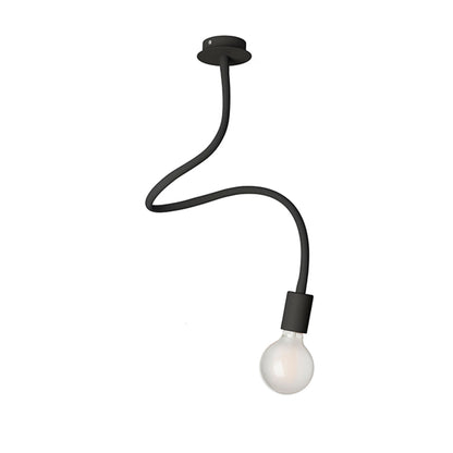 RENDL pendant lamp LOYD E27 I ceiling black  230V LED E27 15W R12934 1