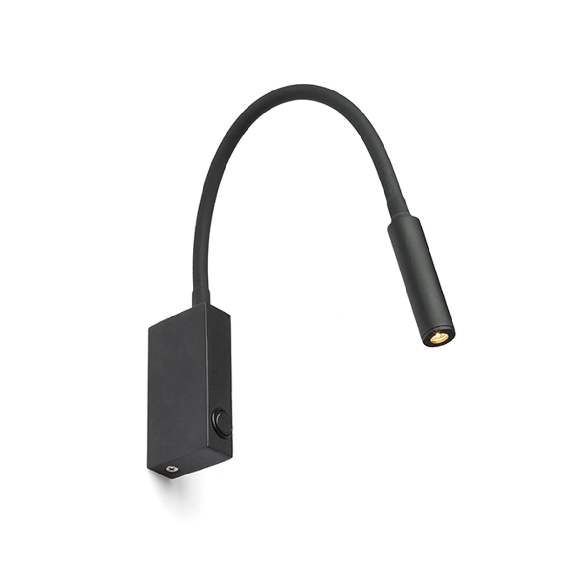 RENDL spotlight EKE wall black 230V LED 3W 60° 3000K R12945 5