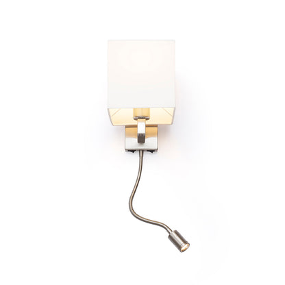 RENDL wall lamp TAINA with shade white matt nickel 230V LED E27 LED 15+3W 25°  3000K R12956 4