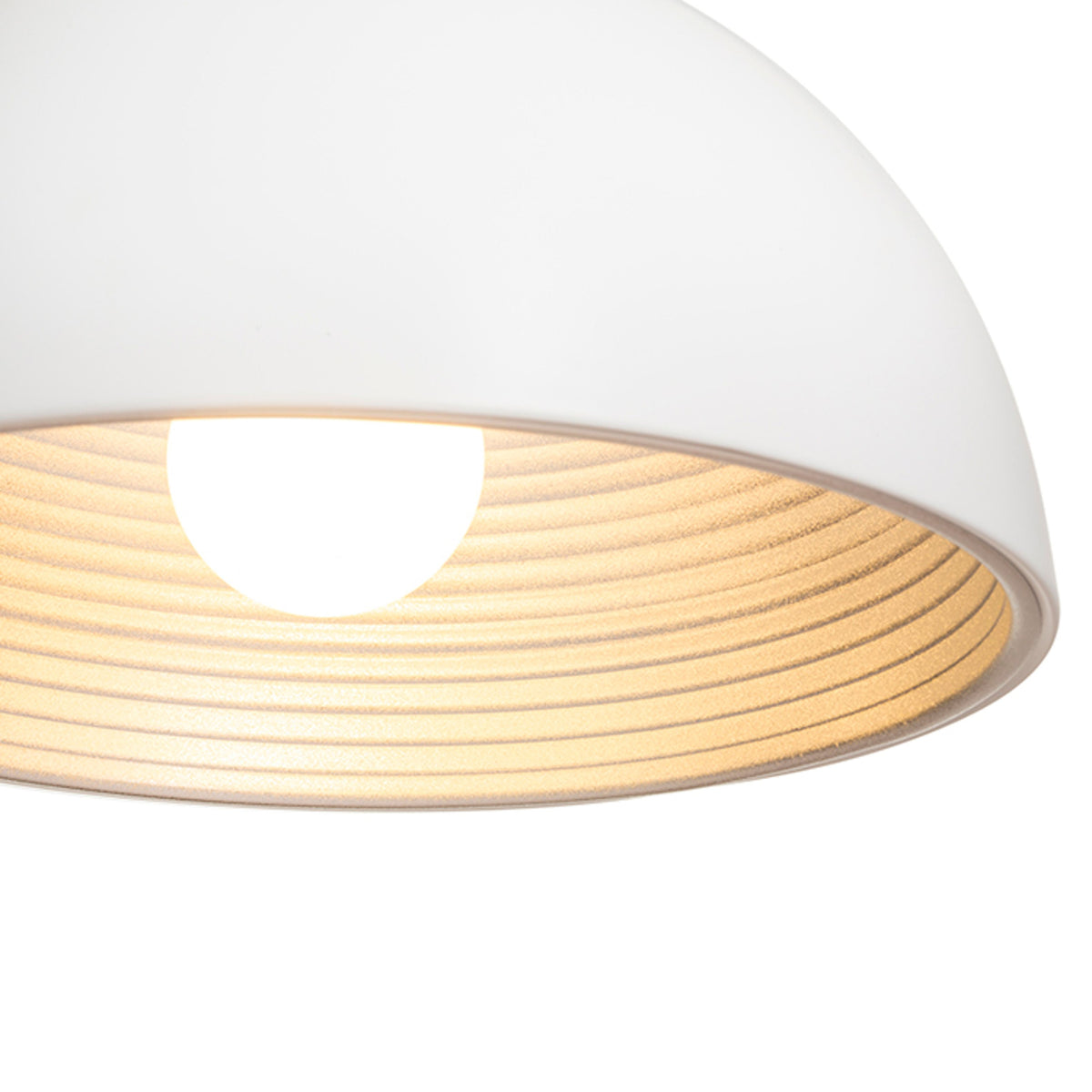 RENDL pendant lamp CARISSIMA 40 pendant matte white/silver grey  230V LED E27 15W R13048 4