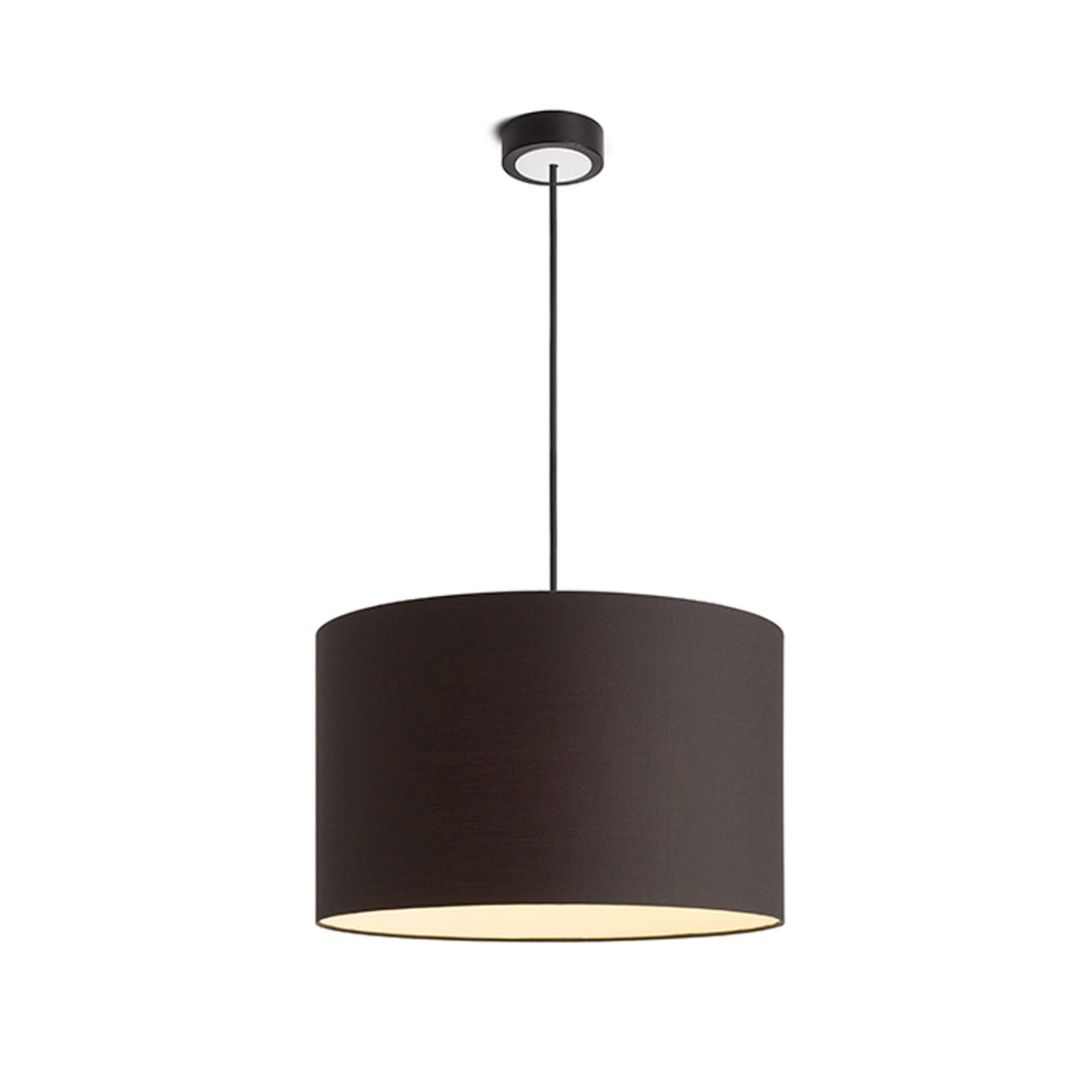 RENDL shades, shade bases, pendent sets RON 40/25 shade Polycotton black/white PVC max. 23W R13050 5