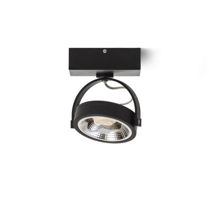 RENDL spotlight KELLY LED I DIMM wall black 230V LED 12W 24° 3000K R13105 4