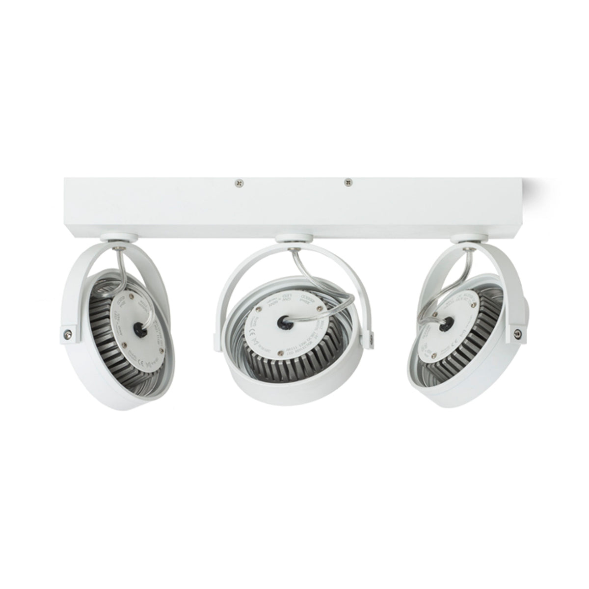 RENDL spotlight KELLY LED III DIMM wall white 230V LED 3x12W 24° 3000K R13108 2