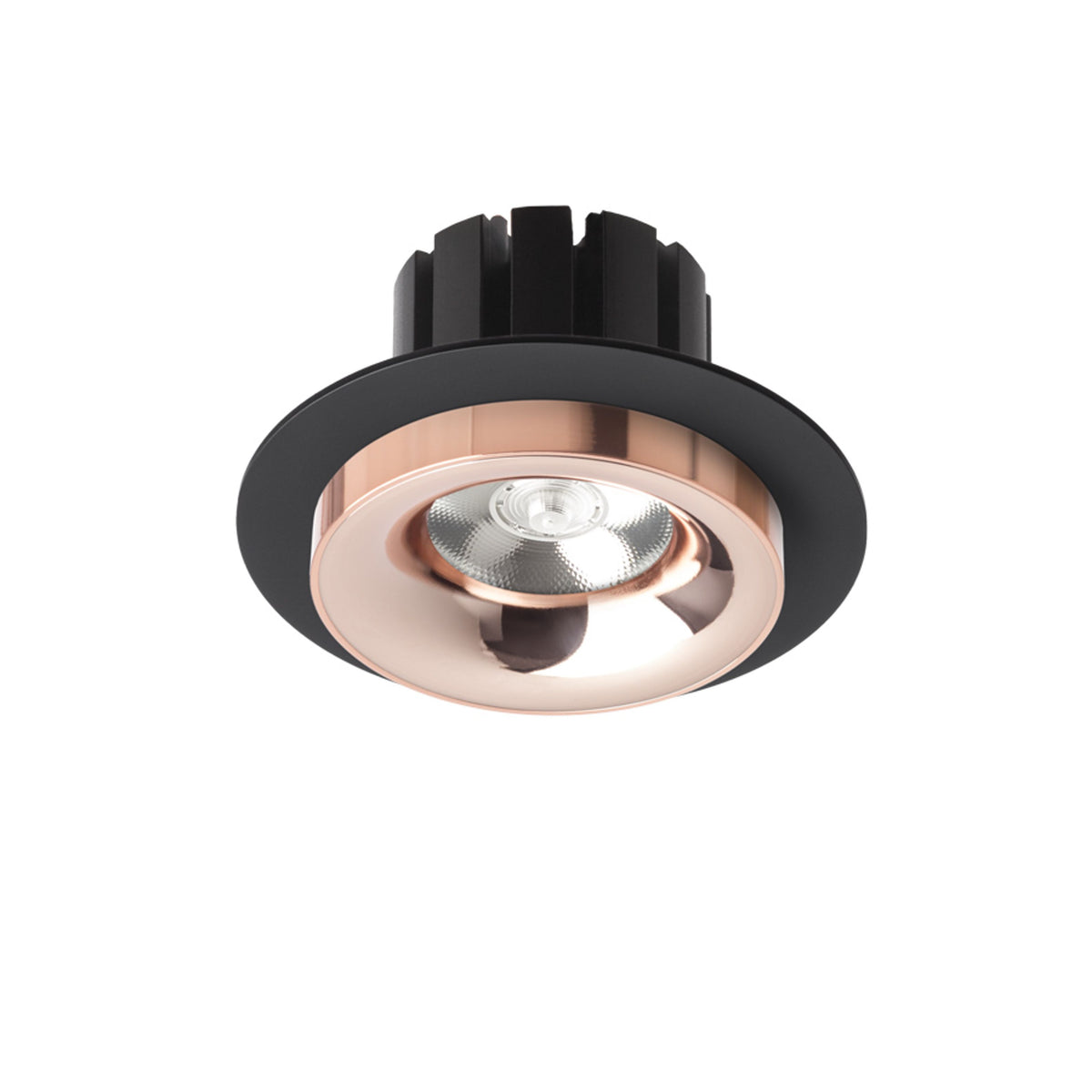RENDL recessed light SHARM R I recessed black copper/copper 230V LED 10W 24° 3000K R13238  2