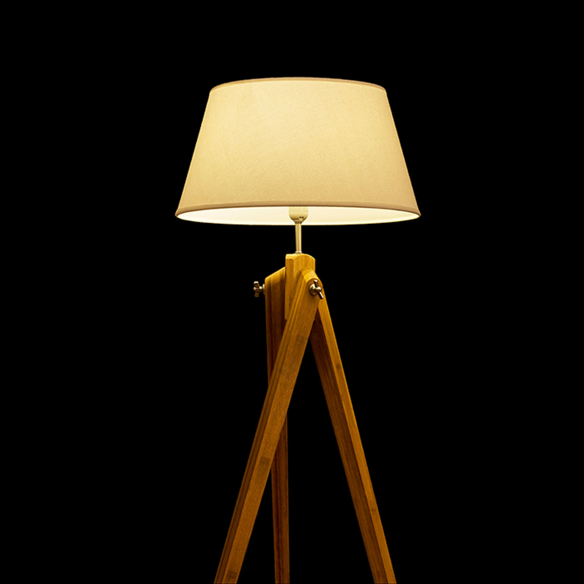 RENDL shades, shade bases, pendent sets AMBITUS floor base  bamboo 230V LED E27 15W R13304 3