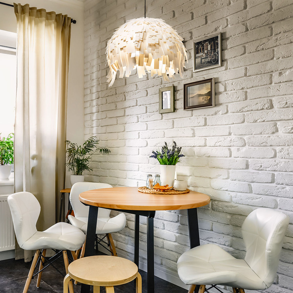 RENDL Outlet RARA pendant white PVC/black  230V LED E27 15W R13316 2