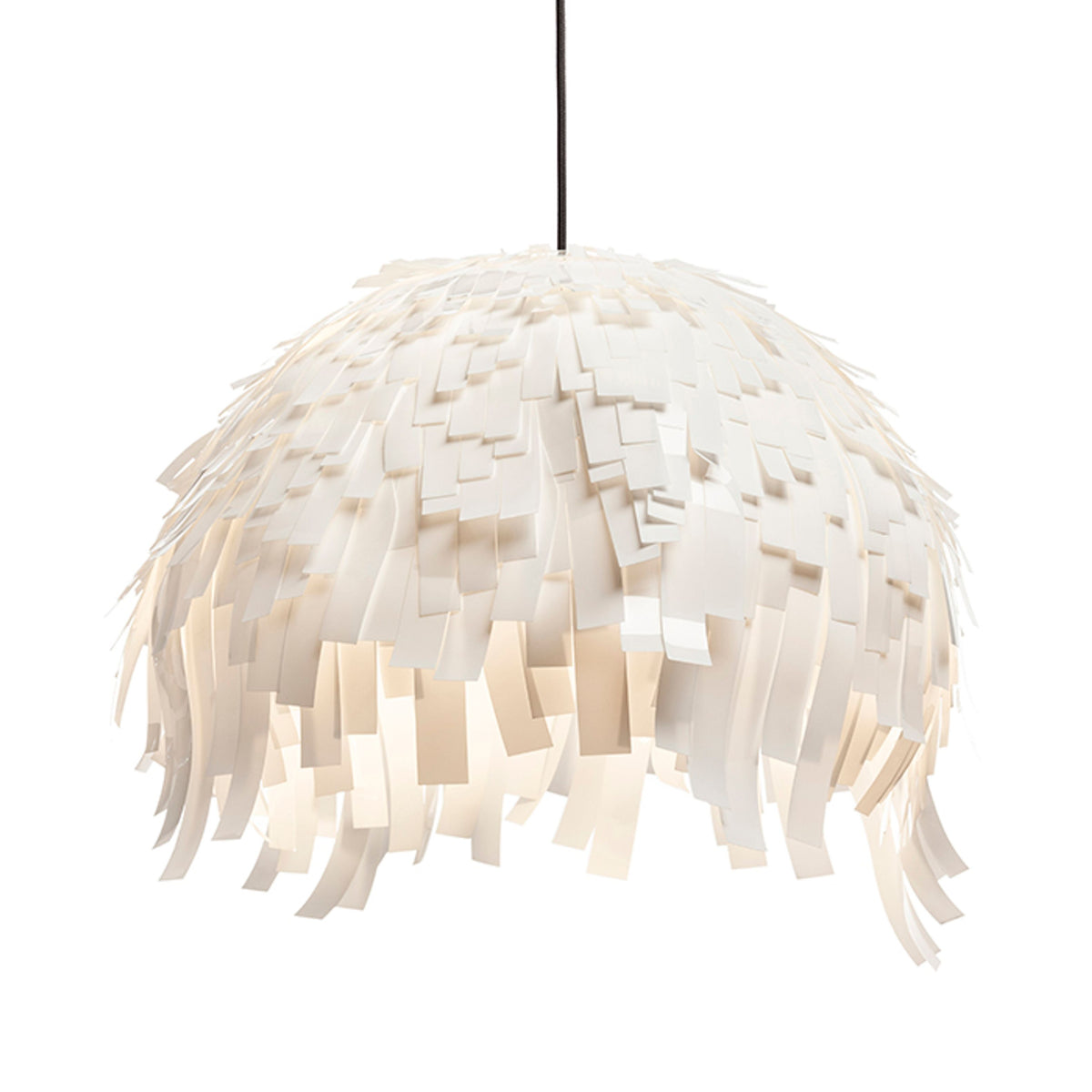 RENDL Outlet RARA pendant white PVC/black  230V LED E27 15W R13316 6