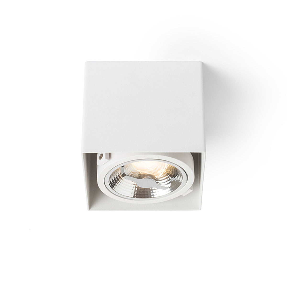 RENDL surface mounted lamp JAMES I DIMM ceiling matt white 230V LED 15W 24° 3000K R13361 2