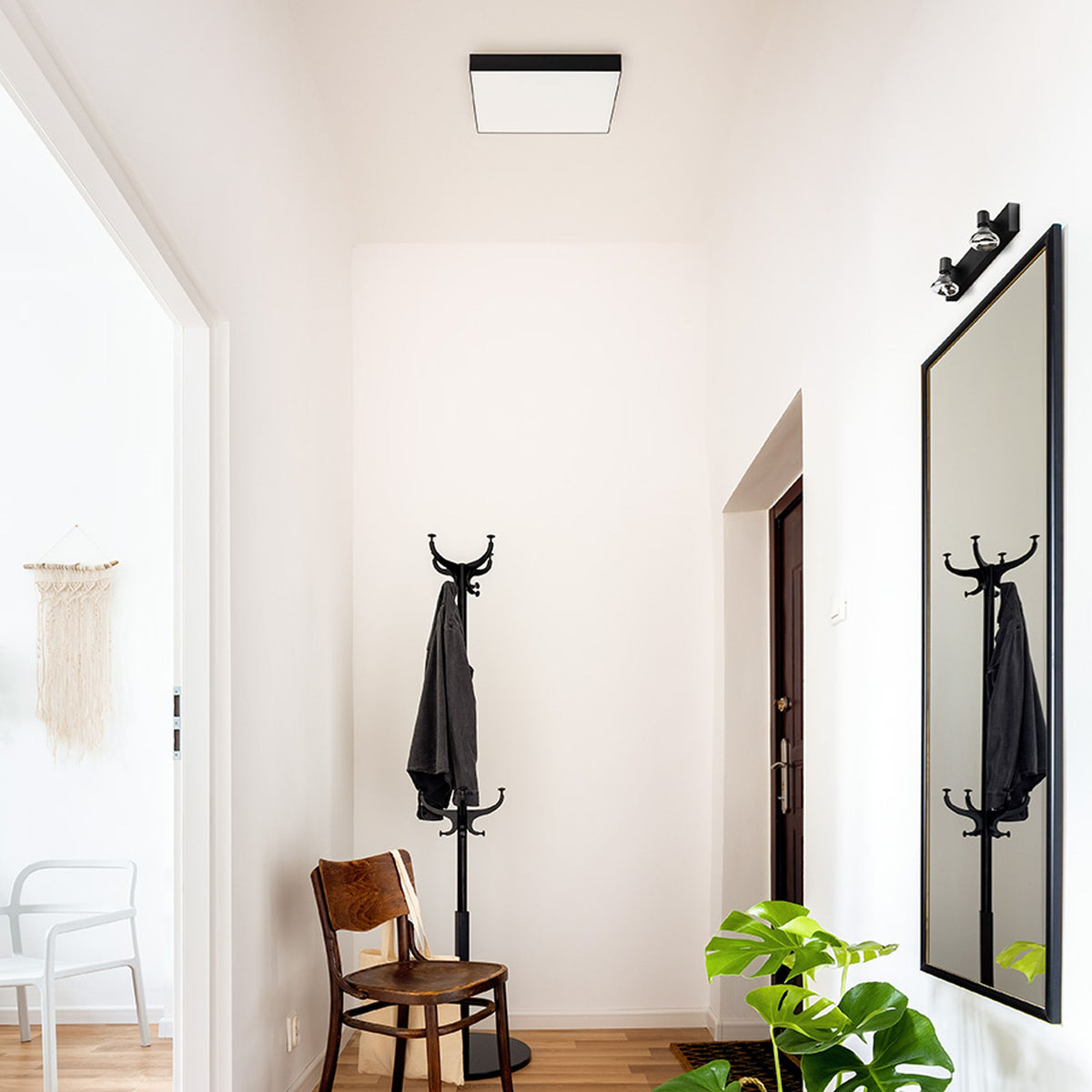 RENDL spotlight TRICA II wall black 230V GU10 2x25W R13374 4