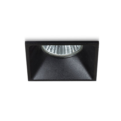 RENDL recessed light ZURI SQ recessed black 230V GU10 35W R13391 4